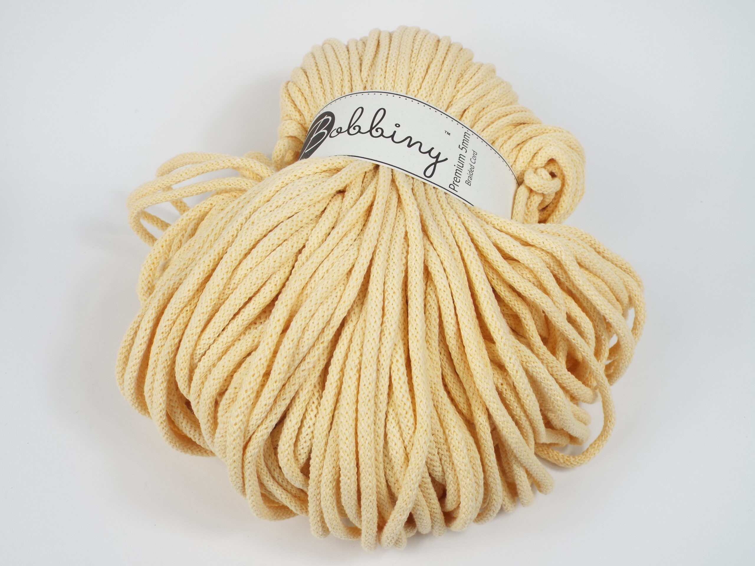 Bobbiny Premium 5mm Butter Yellow